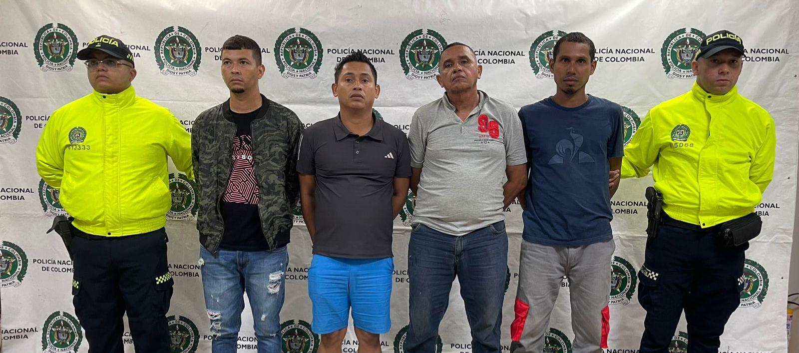 Personas capturadas.