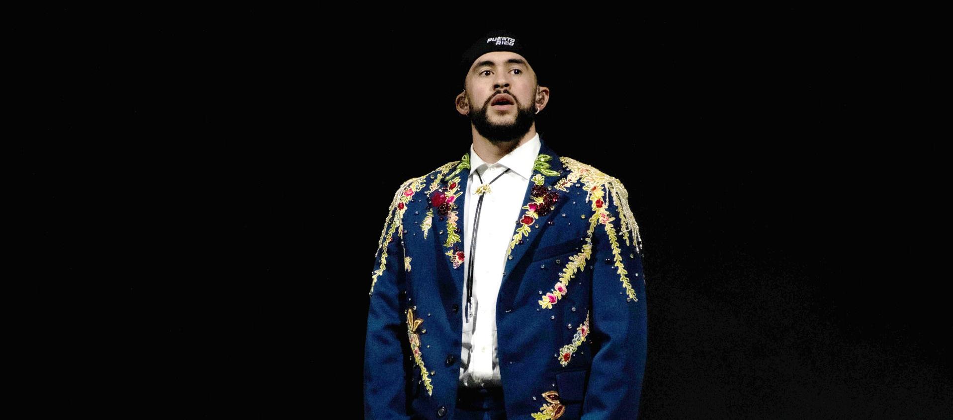 El artista puertorriqueño Bad Bunny. 
