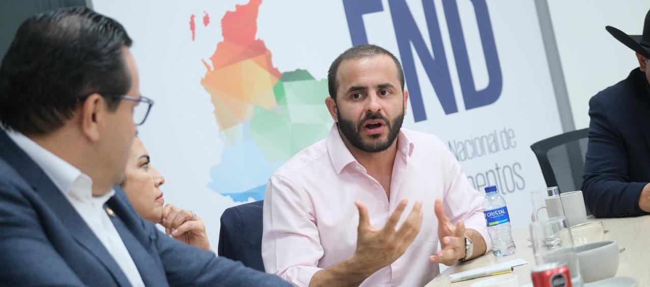 Erasmo Zuleta, gobernador de Córdoba y presidente de la FND.
