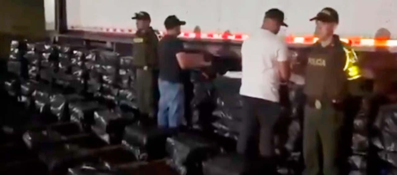 Marihuana incautada.