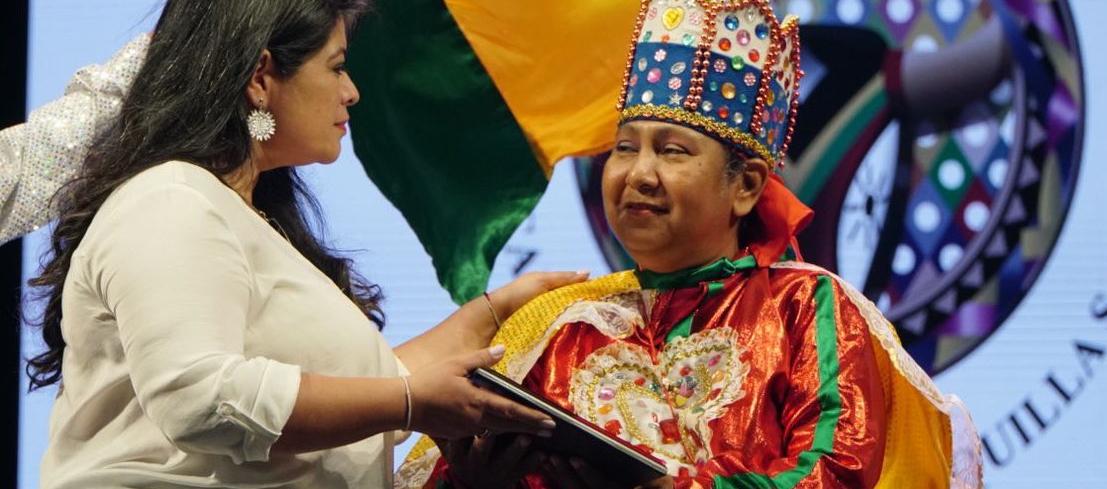 Edaida Orozco Orozco, directora del Paloteo Bolivariano.