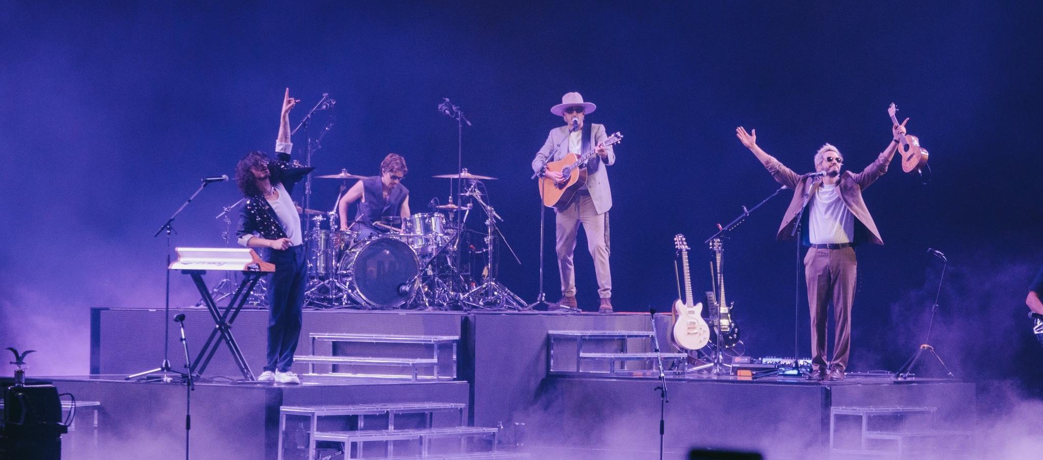 Morat, integrada por Juan Pablo Isaza, Juan Pablo Villamil y los hermanos Simón y Martín Vargas. 