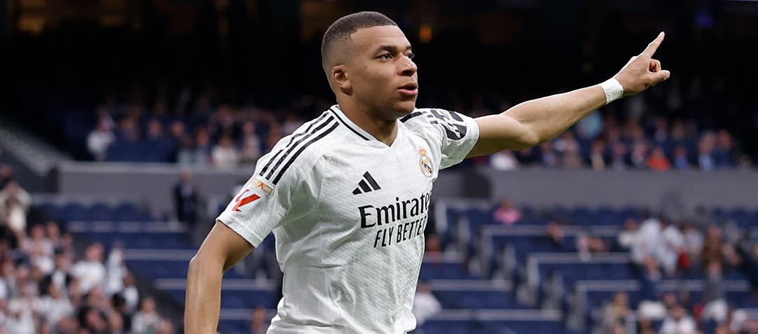 Kylian Mbappé celebrando uno de sus goles.