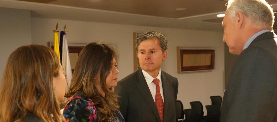 La Ministra de Transporte, María Fernanda Rojas.