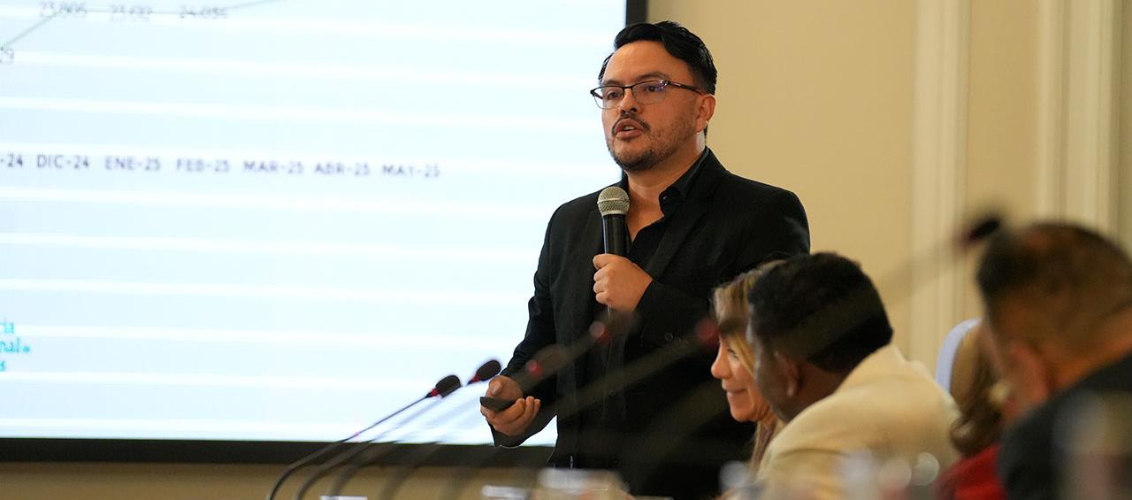 El director de la Agencia Nacional de Tierras (ANT), Felipe Harman