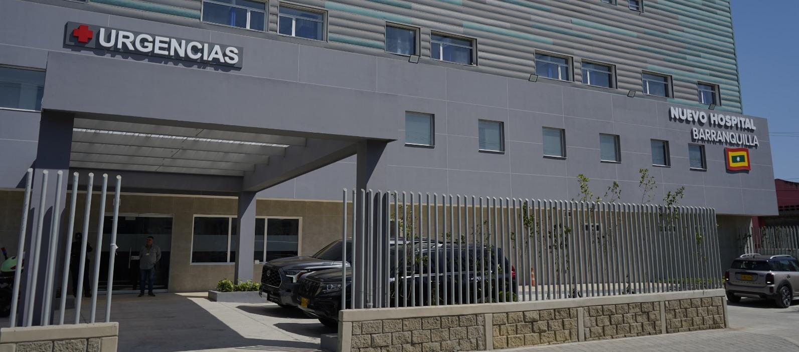 Nuevo Hospital Barranquilla, a donde fue llevada la víctima. 