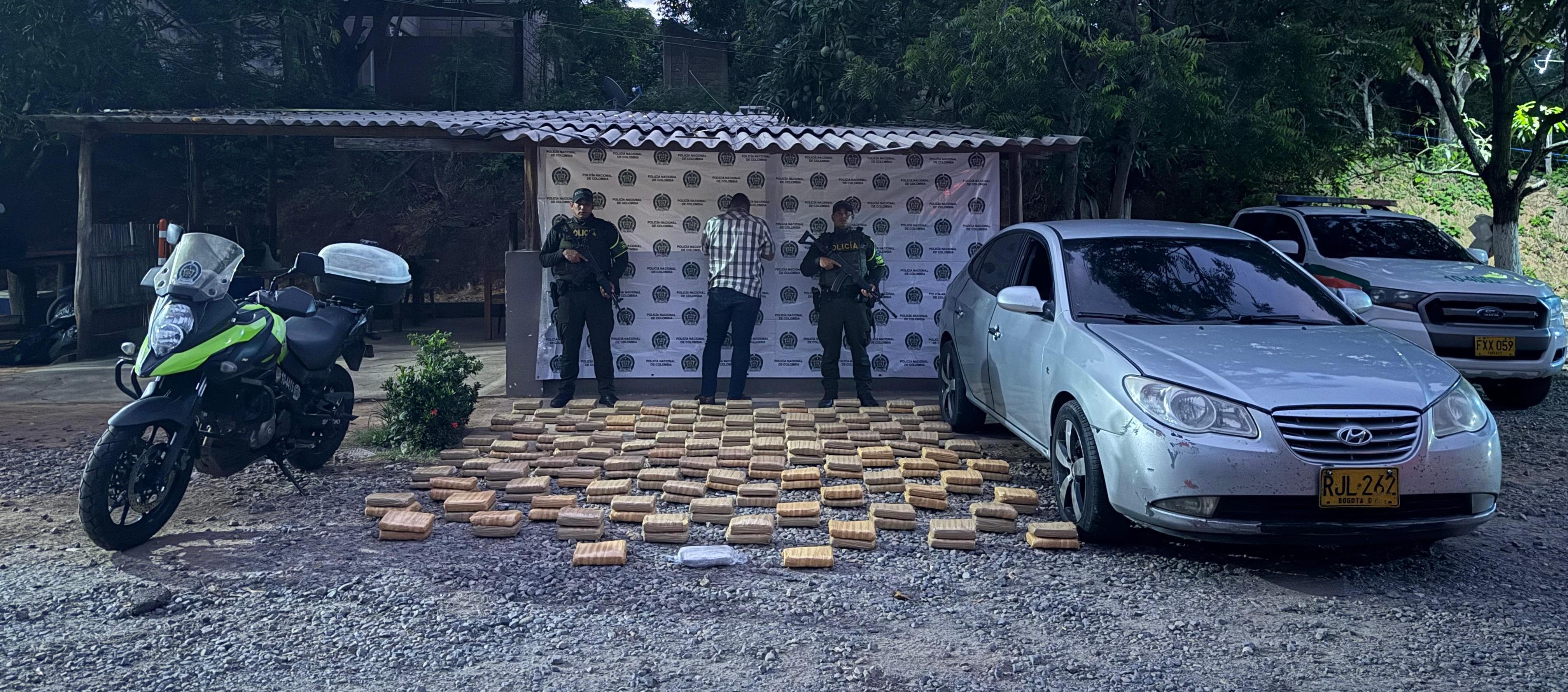 Marihuana incautada. 