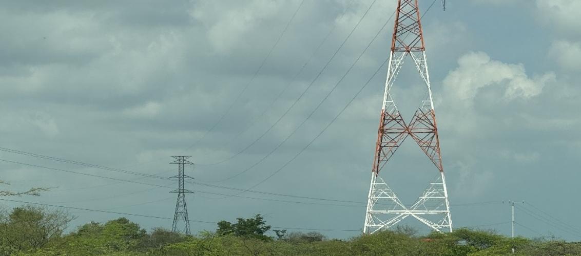  Líneaa eléctricas de conexión para los parques eólicos Beta y Alpha en La Guajira