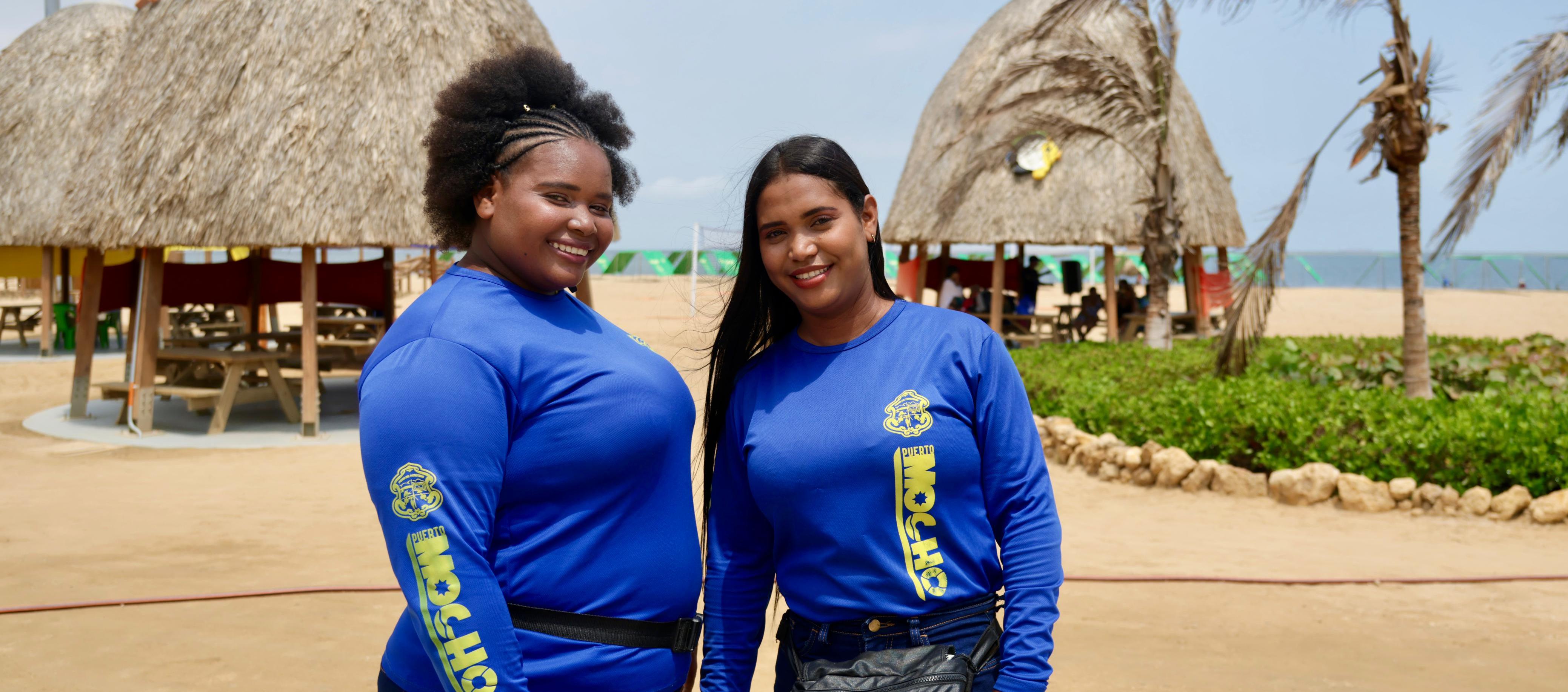 Lenis Salgado y Shirley Morales. 