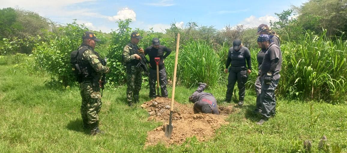 CTI de la Fiscalía realizó la diligencia de exhumación del cuerpo de Wilmary. 