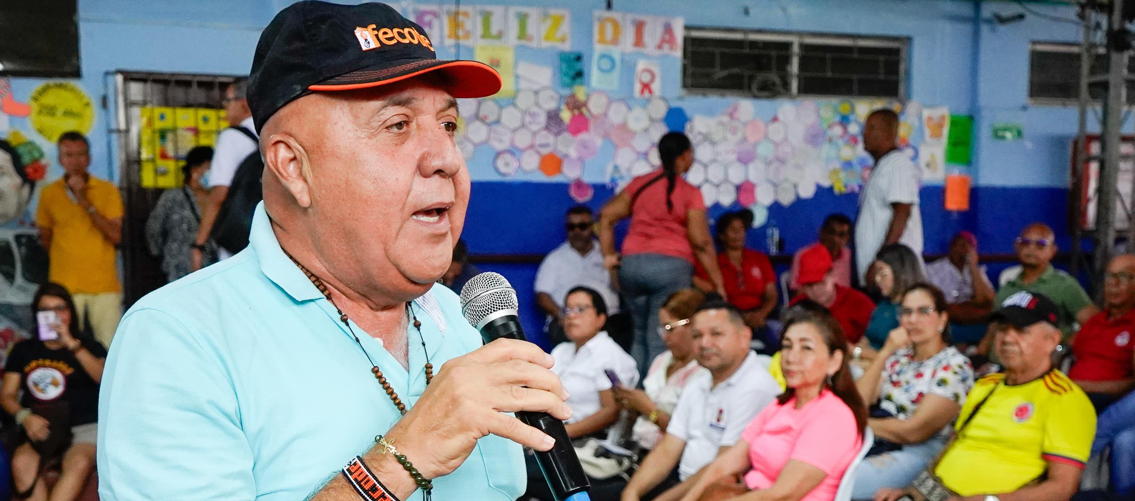 Luis Grimaldo, tesorero de Fecode.