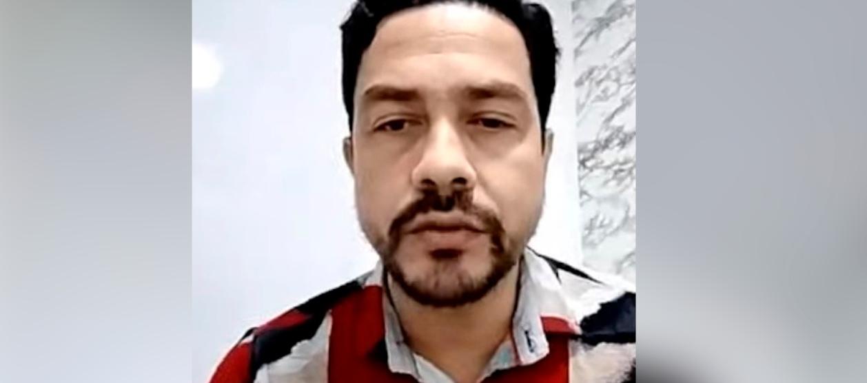 Marlon Mora, uno de los imputados en la audiencia de este lunes. 