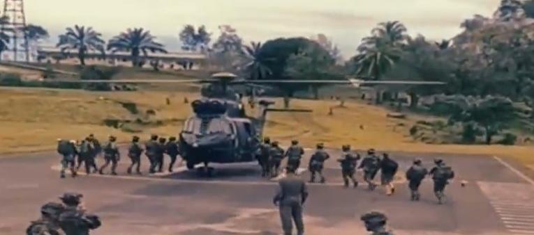 Los militares que fueron emboscados.