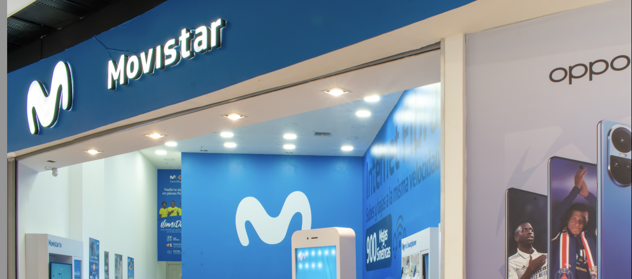 Oficina de Movistar.