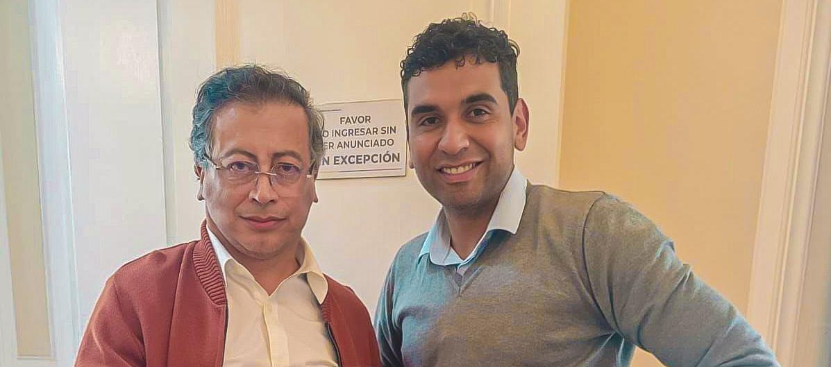 Gustavo Petro y David Racero.