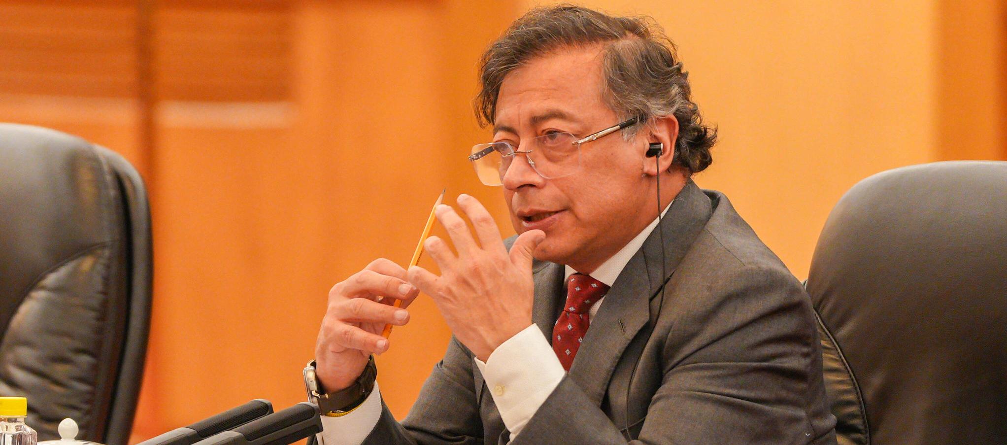 El Presidente Gustavo Petro.
