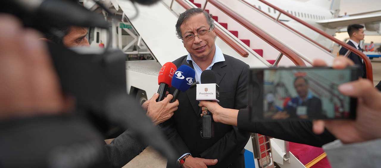 El Presidente Gustavo Petro.