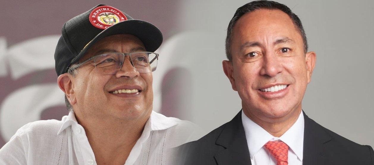 Gustavo Petro y Ricardo Roa.