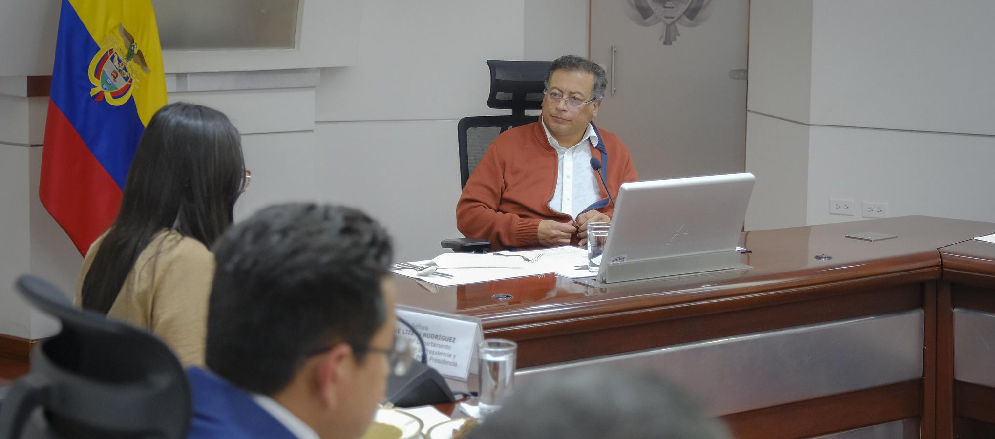 El Presidente Gustavo Petro.