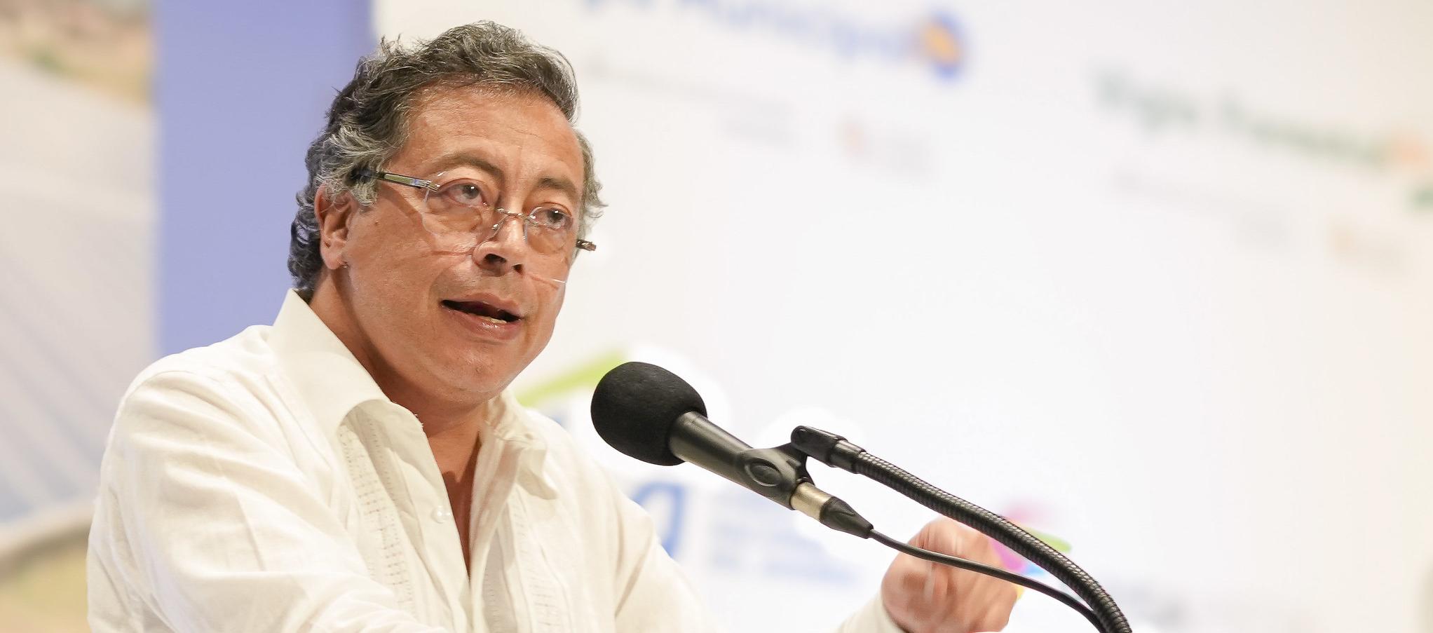 El Presidente Gustavo Petro.