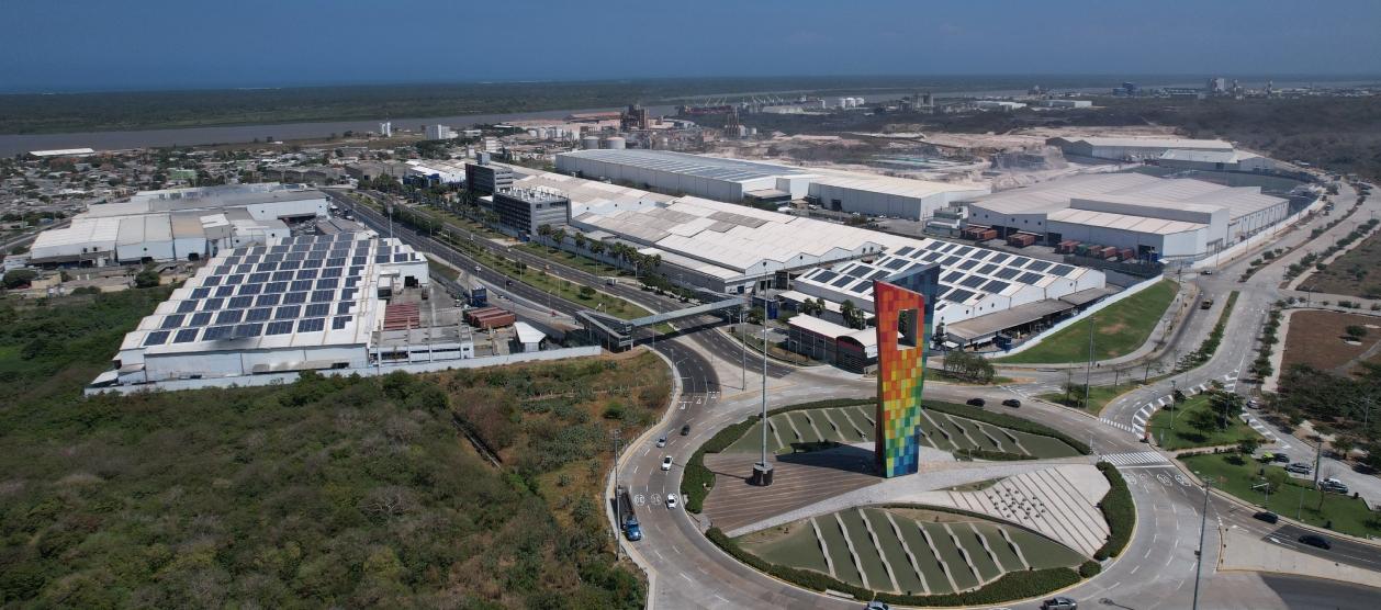 Planta de Tecnoglass.