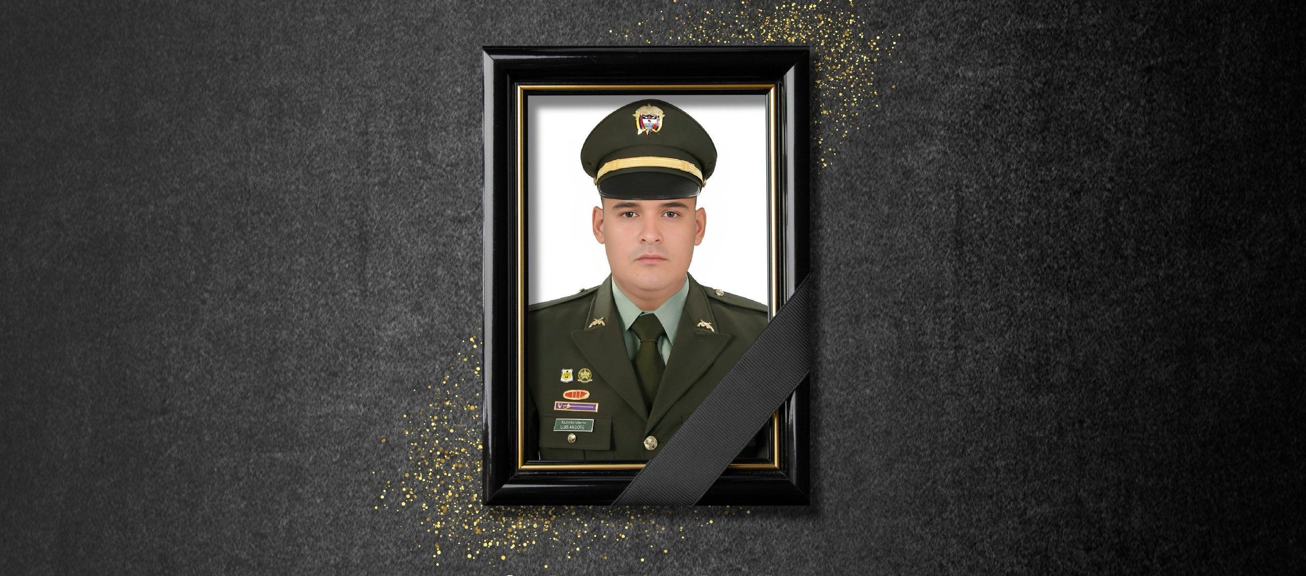 El subintendente Luis Alfredo Argote Rincón.