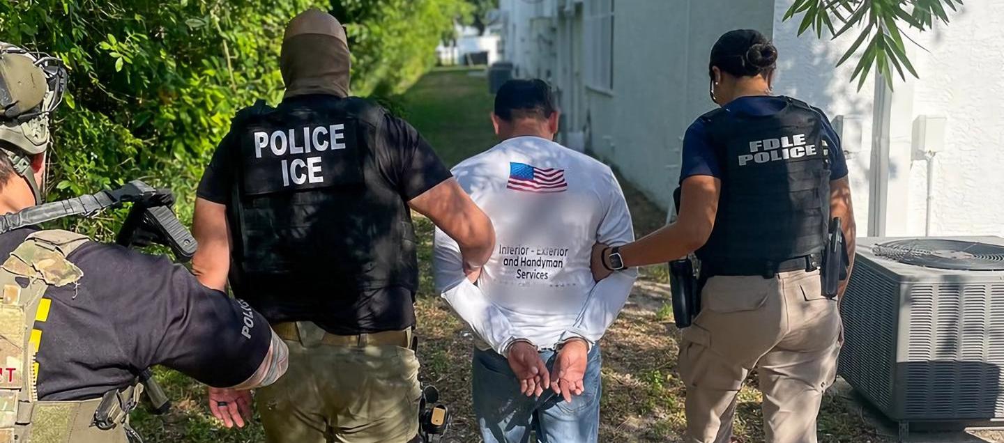 Un indocumentado arrestado por la Policía en La Florida. 
