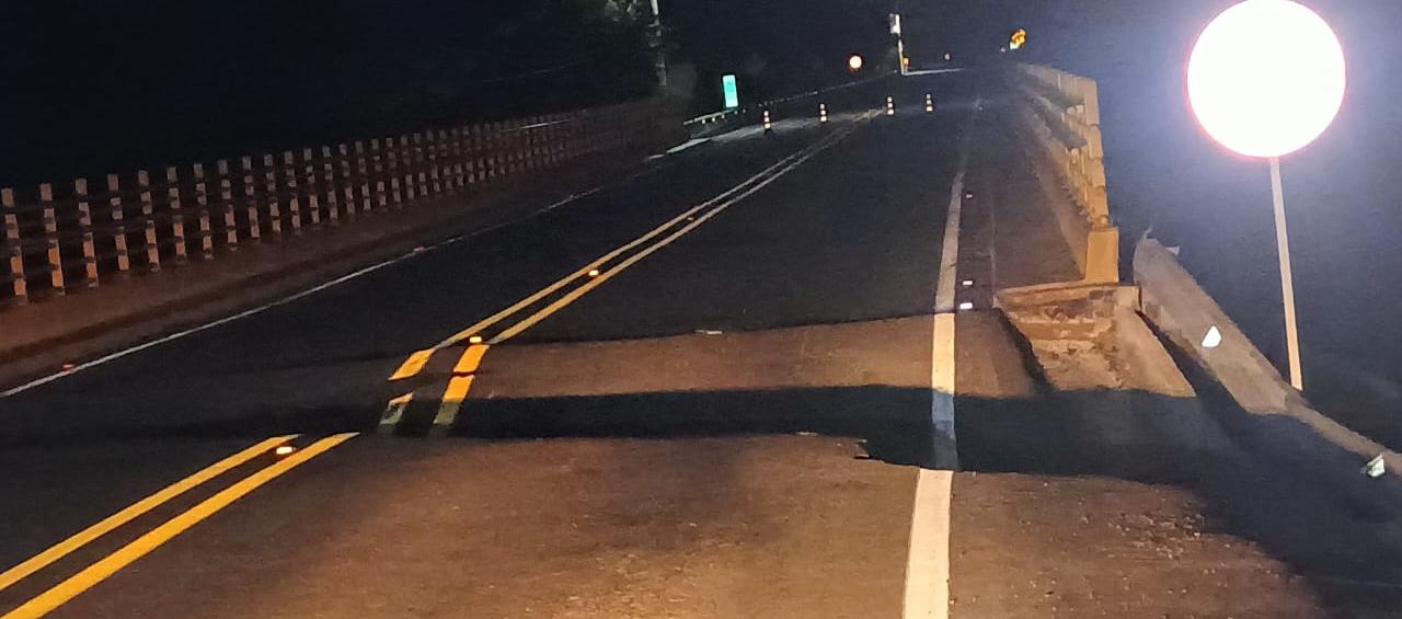 Así se encuentra el puente en Juan de Acosta.
