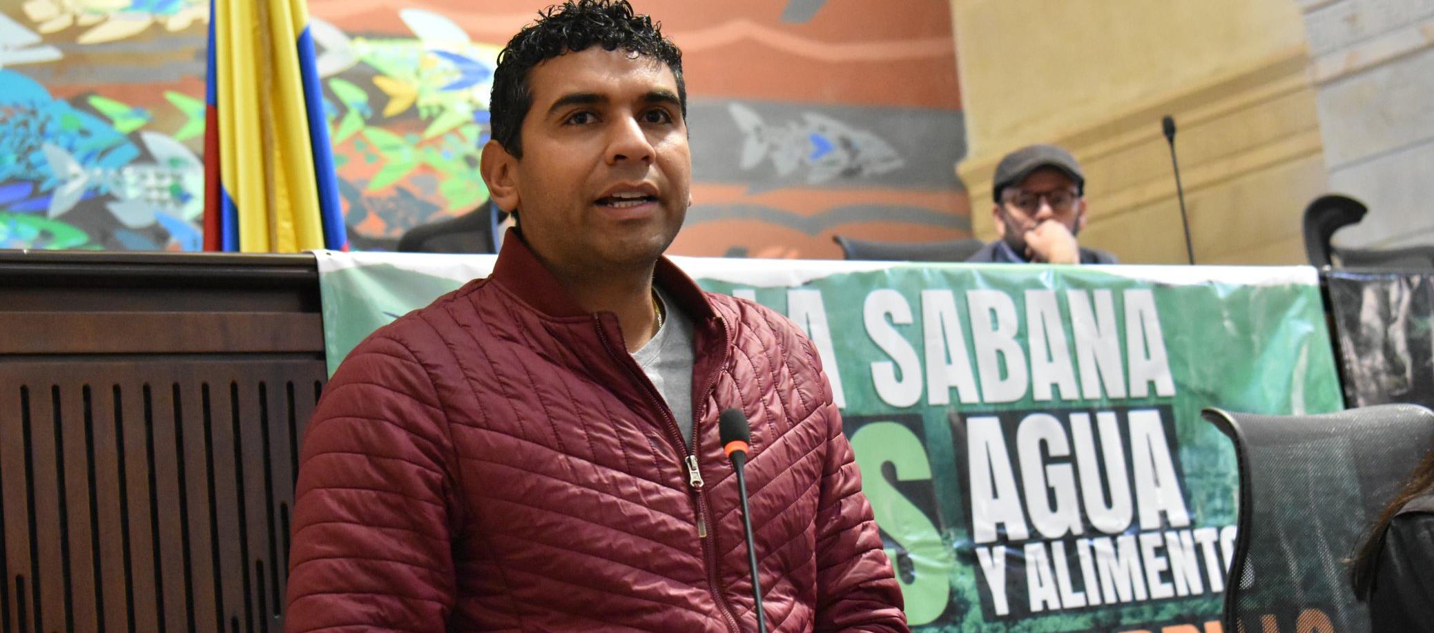 El representante a la Cámara, David Racero.