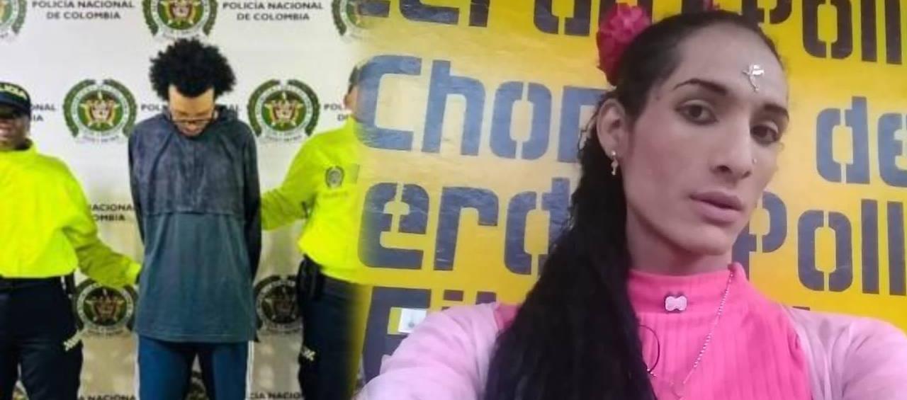 Juan David Echavarría Zapata, alias 'Chucky', y Sara Millerey.