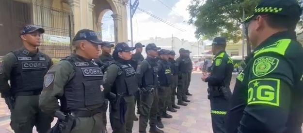 Los policías estarán en puntos estratégicos. 