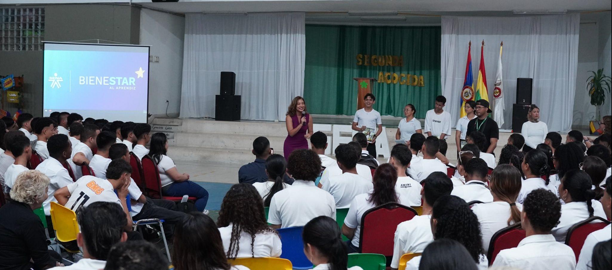 Nuevos estudiantes del Sena Atlántico.