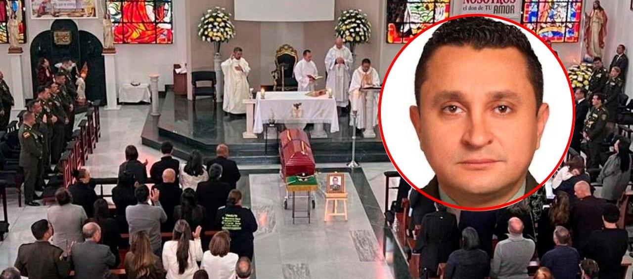 Imagen del sepelio del coronel Óscar Dávila.