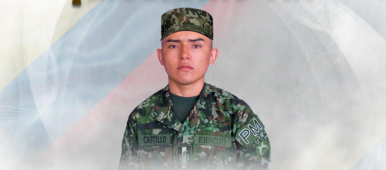 Soldado Jaiber Arley Castillo Guerrero.