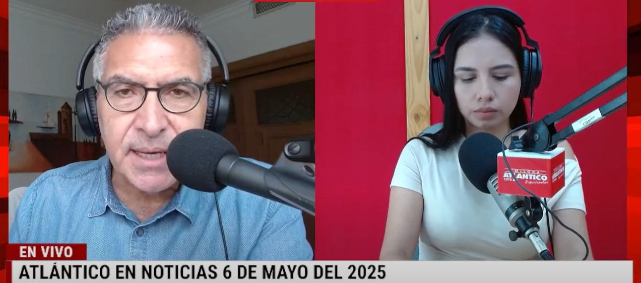 Transmisión de Atlántico en Noticias.