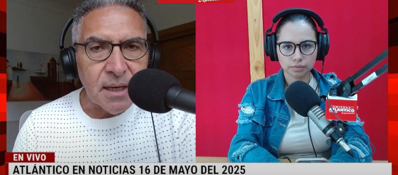Transmisión de Atlántico en Noticias.
