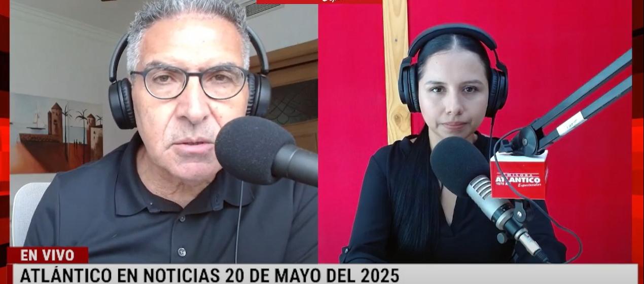 Transmisión de Atlántico en Noticias.