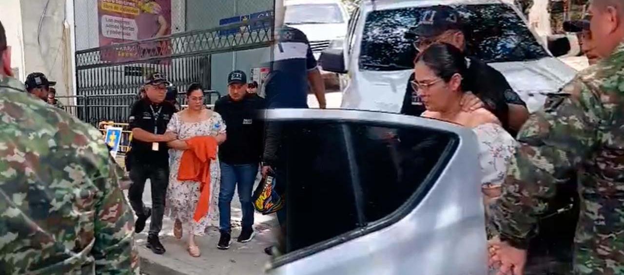 Traslado de Dayana Jassir a la cárcel El Buen Pastor. 