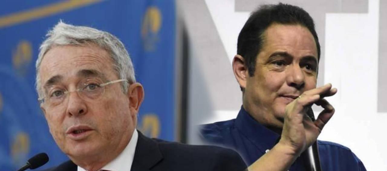 Álvaro Uribe y Germán Vargas Lleras.