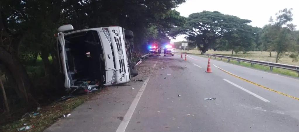 Zona del accidente.