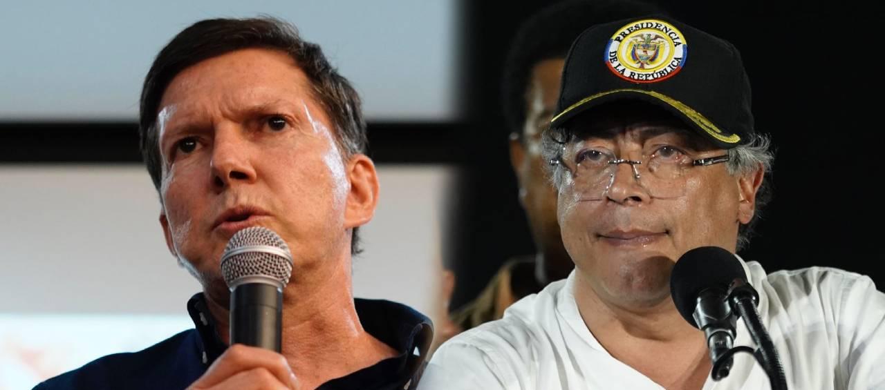 Wilson Ruiz y el Presidente Gustavo Petro.