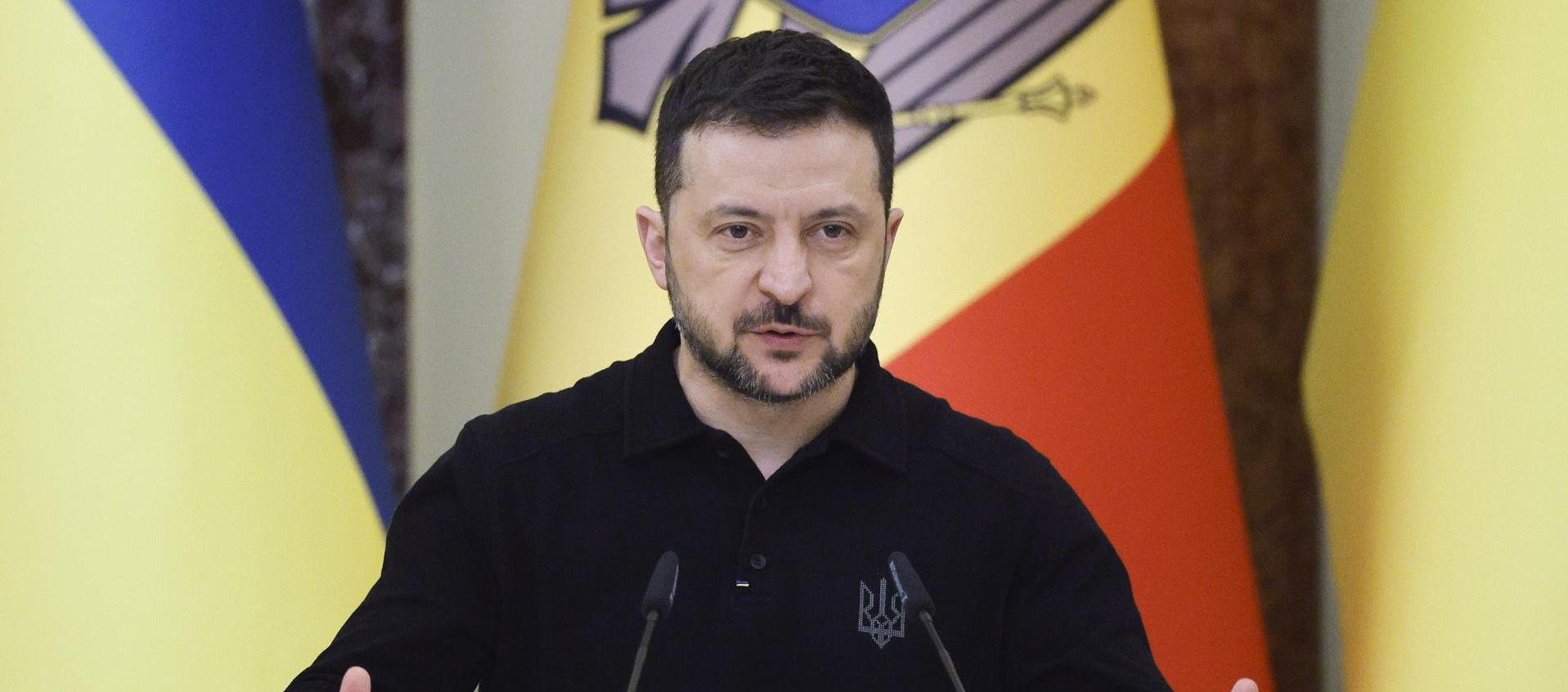 Volodímir Zelenski, Presidente de Ucrania.