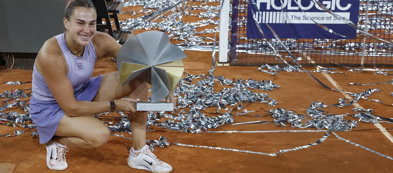 Aryna Sabalenka ya había ganado el título en Madrid en 2021 y 2023.