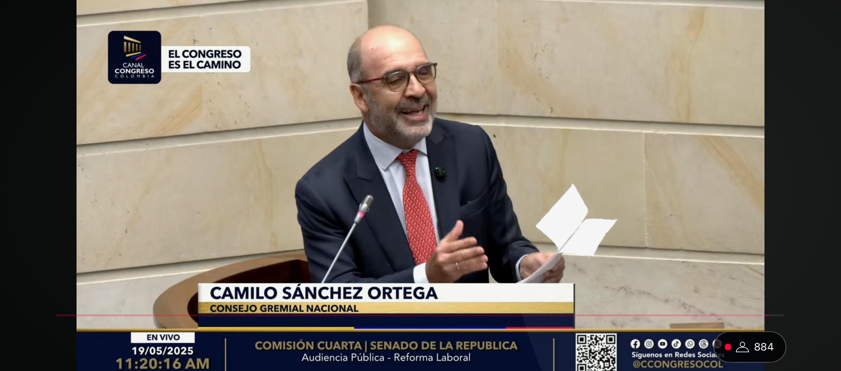 Camilo Sánchez, presidente del Consejo Gremial.