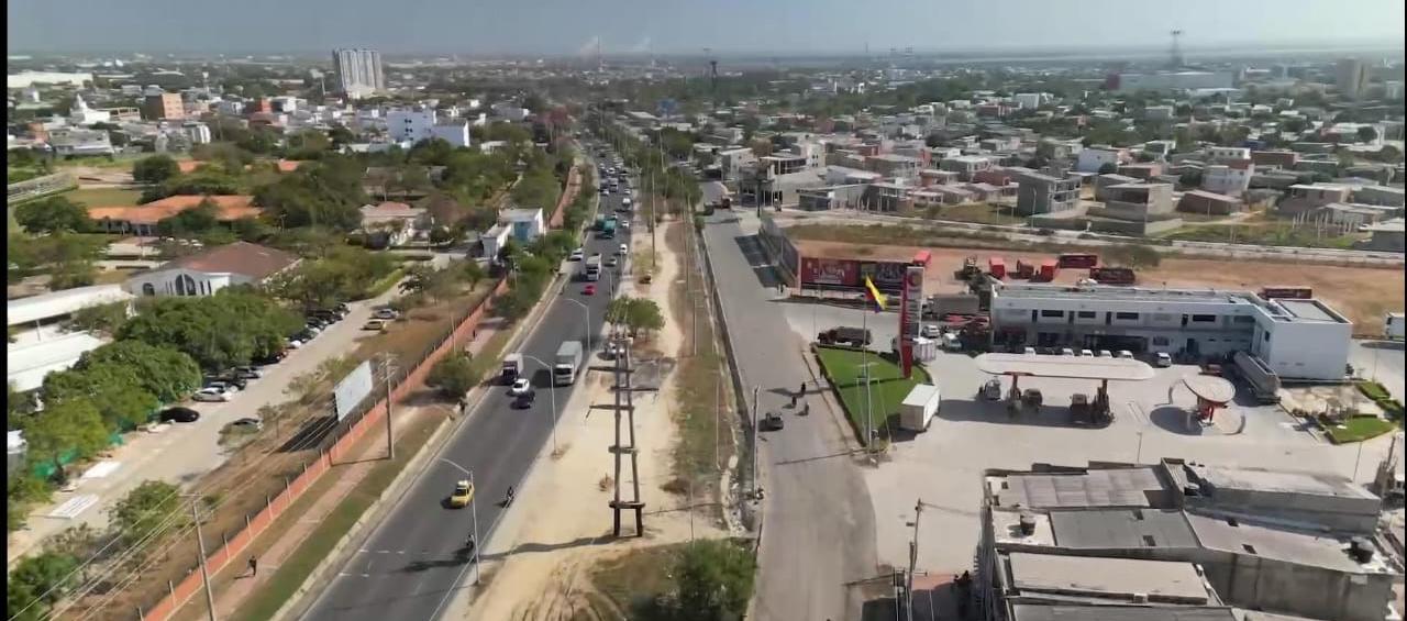 Panorámica de la avenida Circunvalar entre la Murillo y Calle 30.