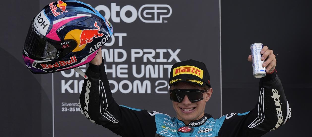 David Alonso, piloto colombiano de motociclismo. 