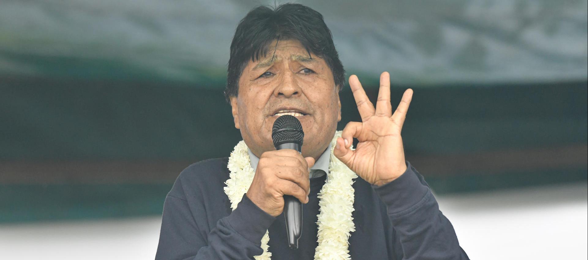 Evo Morales, expresidente de Bolivia.