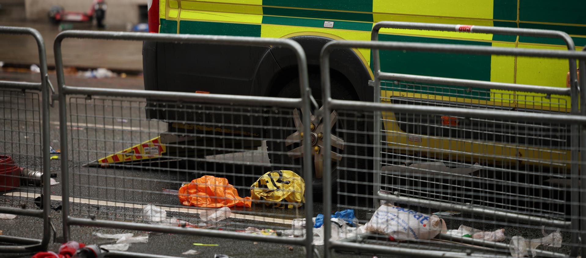 Zona donde ocurrió el atropello múltiple.