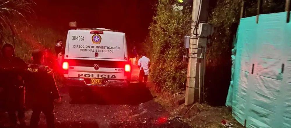 Vía de acceso a la finca donde tuvo lugar la masacre, en 2024. 