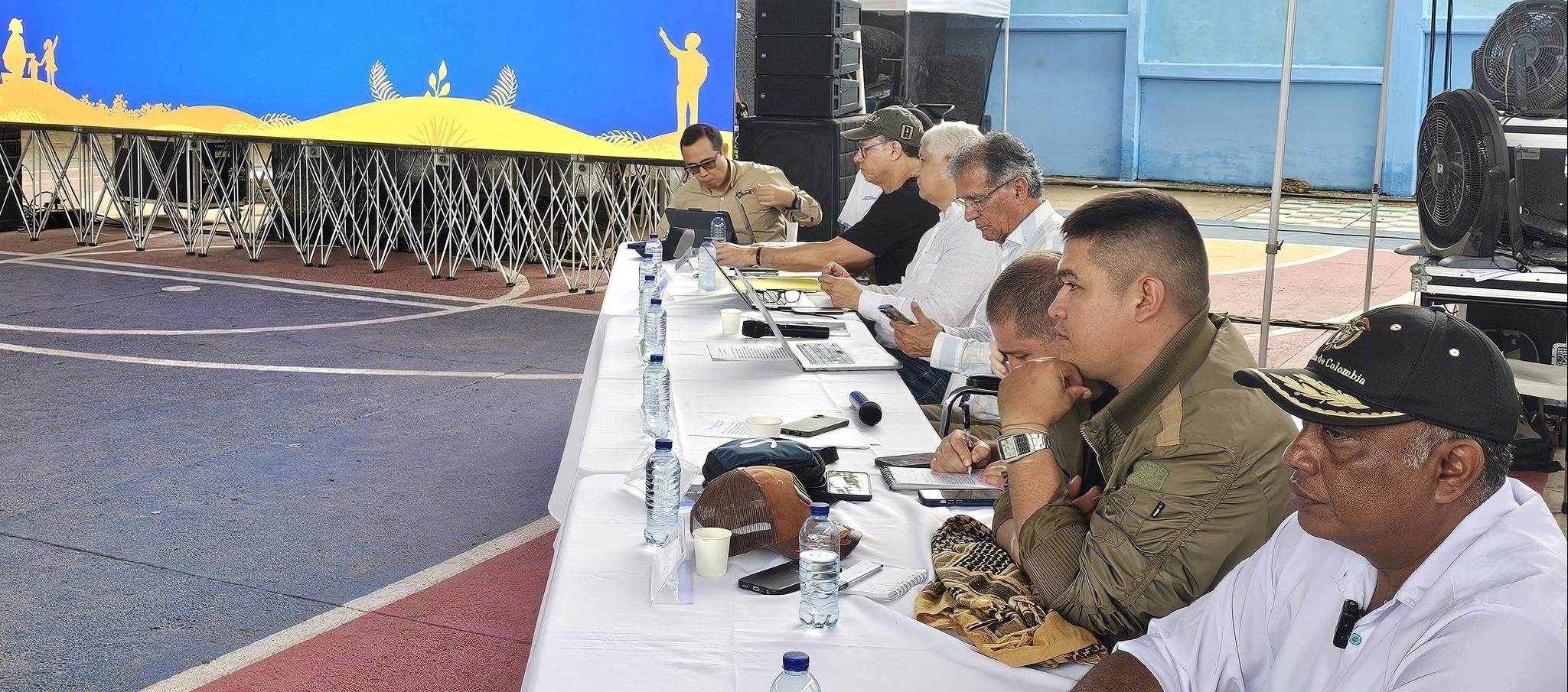 Diálogos de paz con el EMBF.